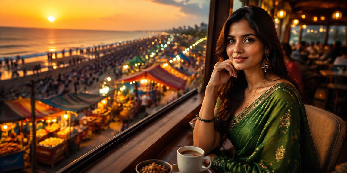 Excited Indian woman playing casino games during IPL season in Chennai