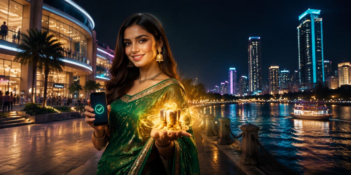 Indian woman depositing funds via mobile UPI app for Aviator betting