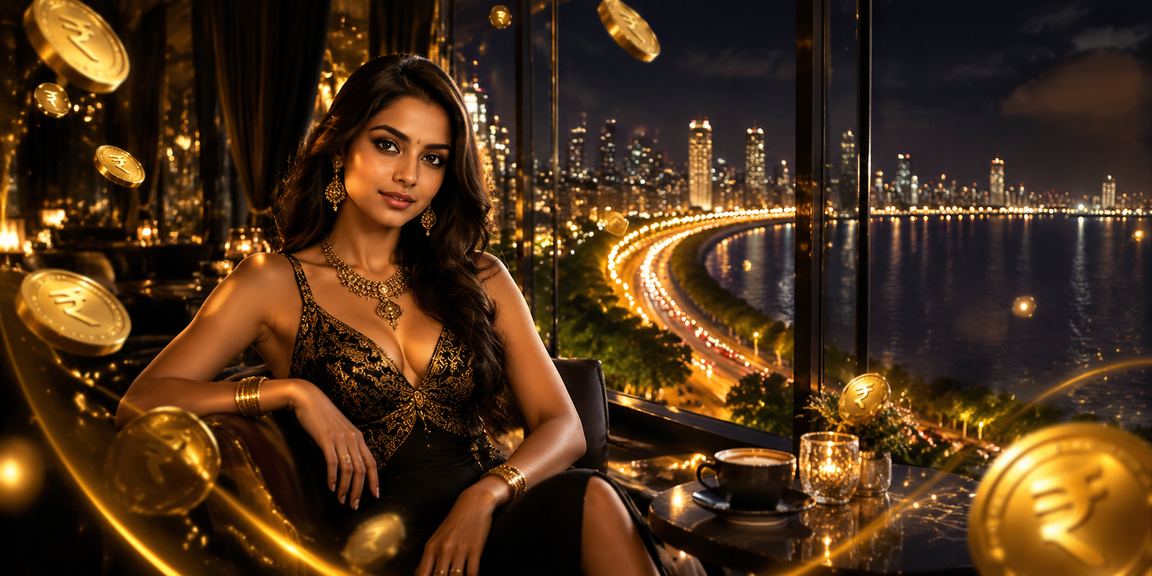 User making a secure payment from Mumbai Marine Drive for online betting